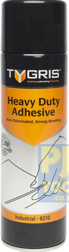 Tygris R210 500ml heavy duty non chlorinated spray adhesive