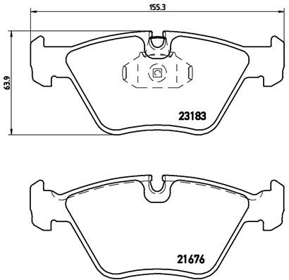 ✅Fits BREMBO KLOCKI SZCZEKI CYLINDERKI P 06 043 BRAKE PADS FRONT ⭐UK Seller⭐ - Image 42