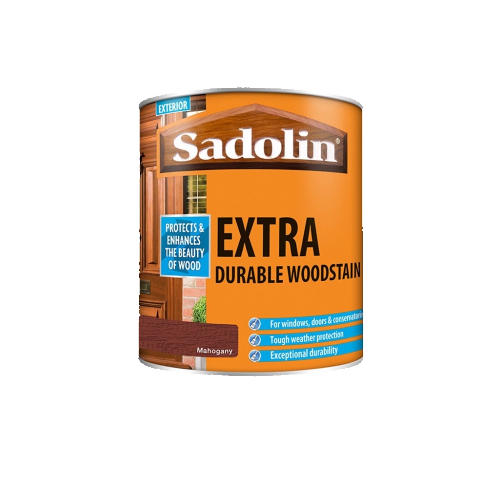 Sadolin Extra Durable Woodstain Mahogany 1 Litre SAD5028566 - Image 3