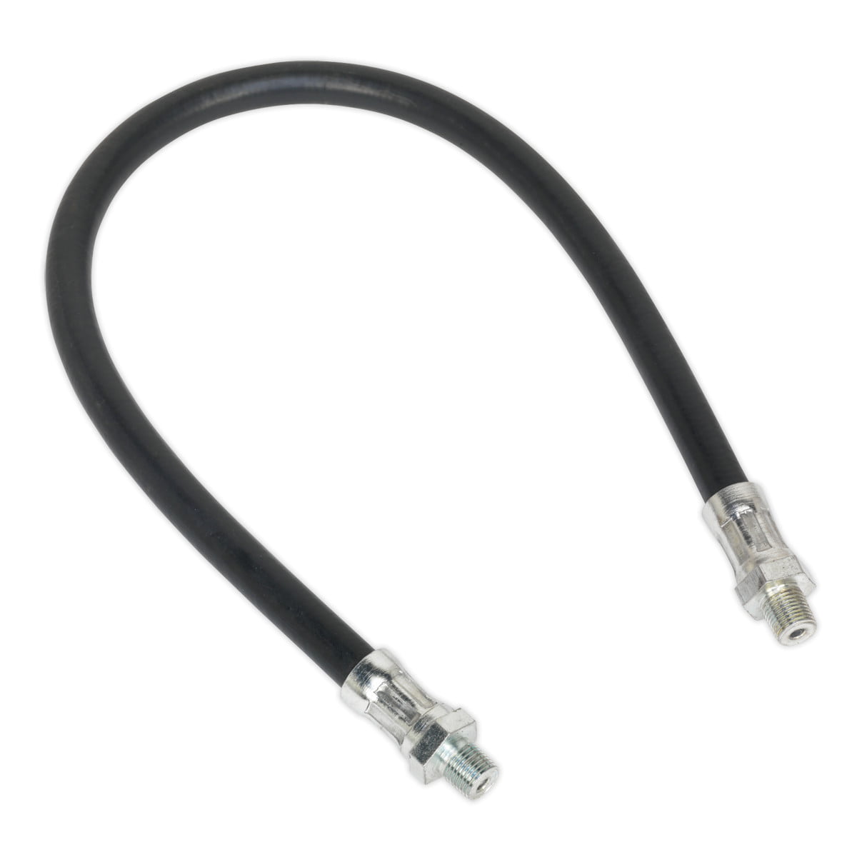 Sealey GGH450 Flexible Rubber Grease Gun Delivery Hose 450mm 1/8""BSP