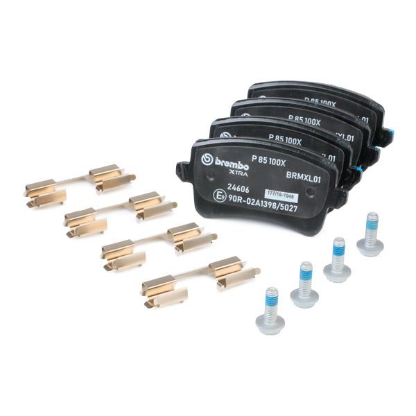 Rear BREMBO P 85 100X Brake Pad Set, disc brake for AUDI,AUDI (FAW) - Image 28