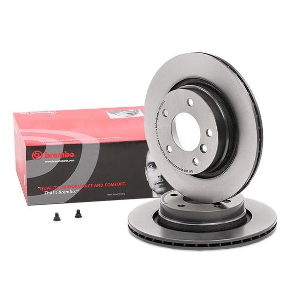 2x BRAKE DISC 09.7702.11 FOR BMW M54 B25 2.5L 6cyl 3 SERIES M43B19 1.9L M47D20