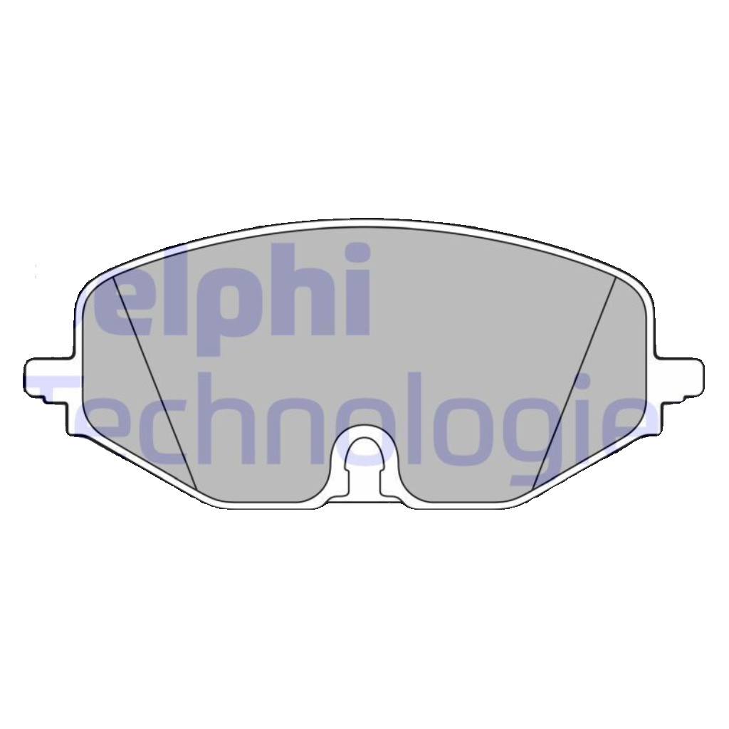 Brake pads Low-Metallic LP3663 DELPHI for VW SKODA AUDI SEAT CUPRA