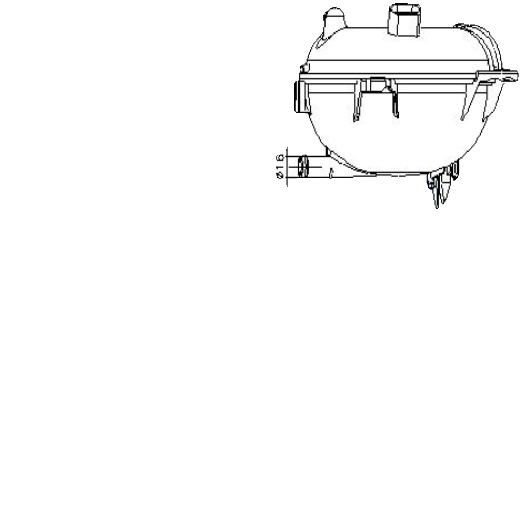996130 NISSENS Expansion Tank, coolant for AUDI,SEAT,SKODA,VW