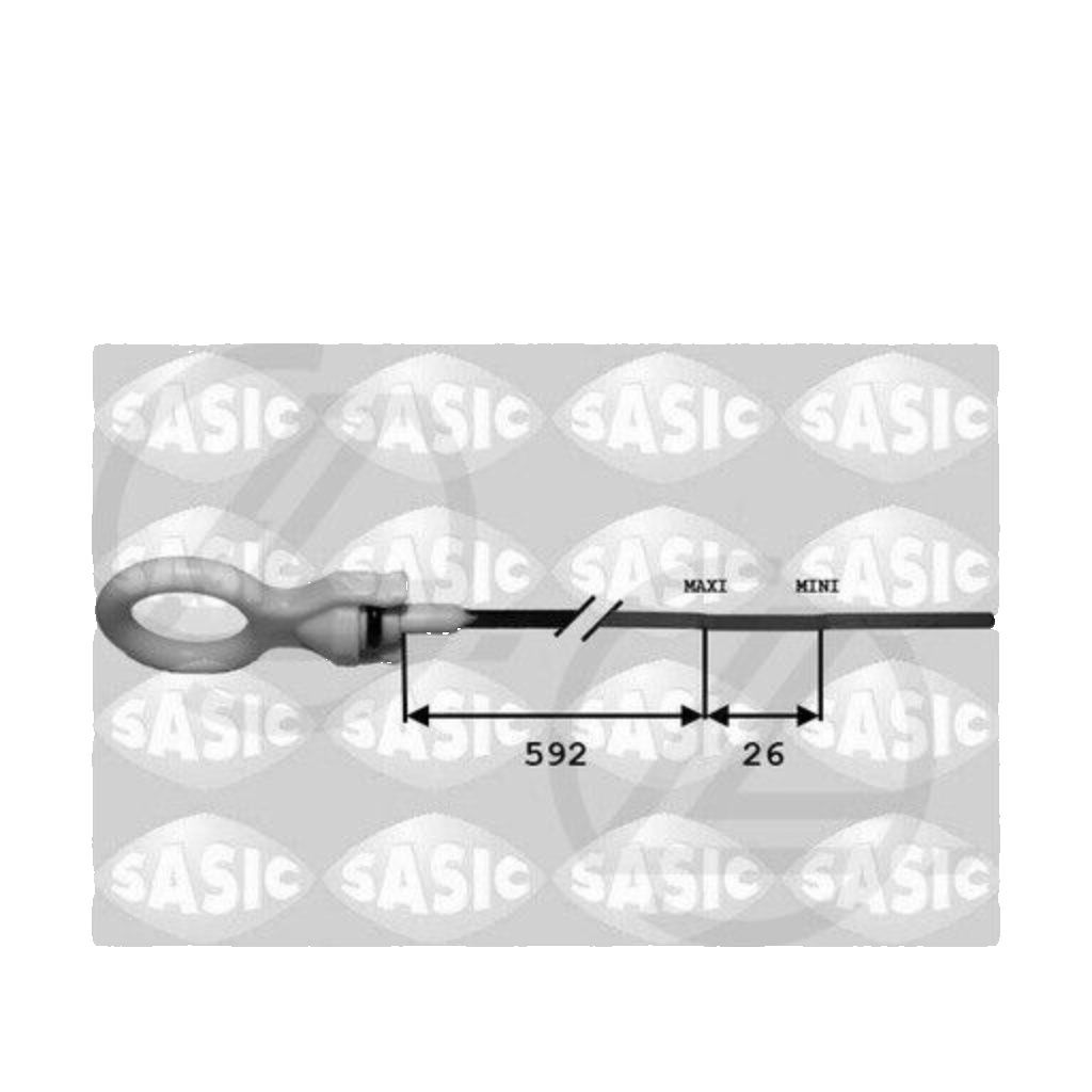 SASIC 1946002 Oil Dipstick for SEAT,SKODA,VW