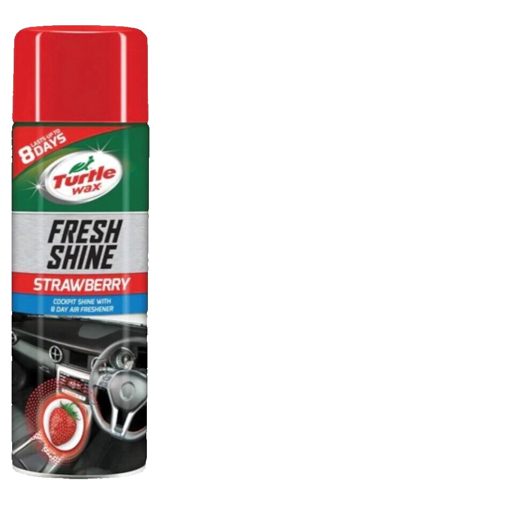 Turtle Wax Fresh Shine Strawberry Scent Car Interior Cockpit  Trim Cleaner
