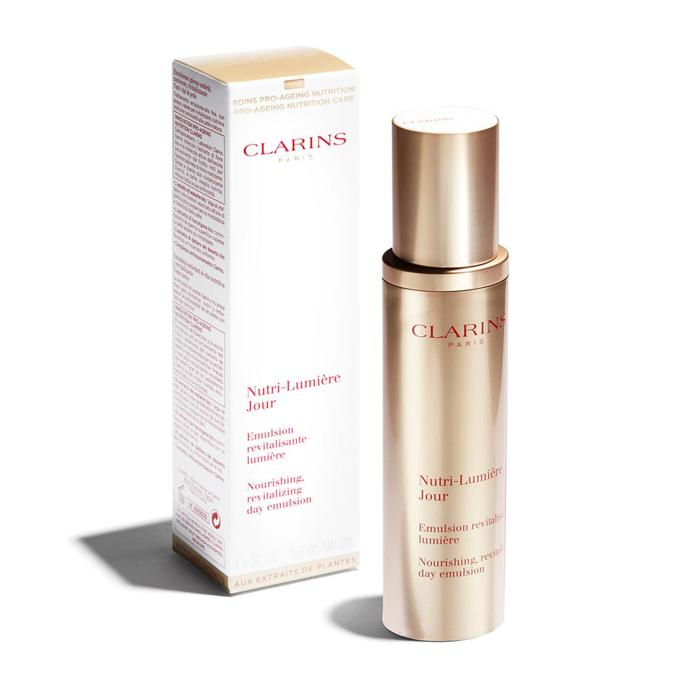 Clarins , Gesichtscreme, Nutri-Lumiã¨Re Jour Emulsion (50 Ml, Tagescreme)