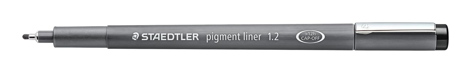 Staedtler Pigment Liner Pen Pigment Ink 1.2mm For Writing Sketching Drawing