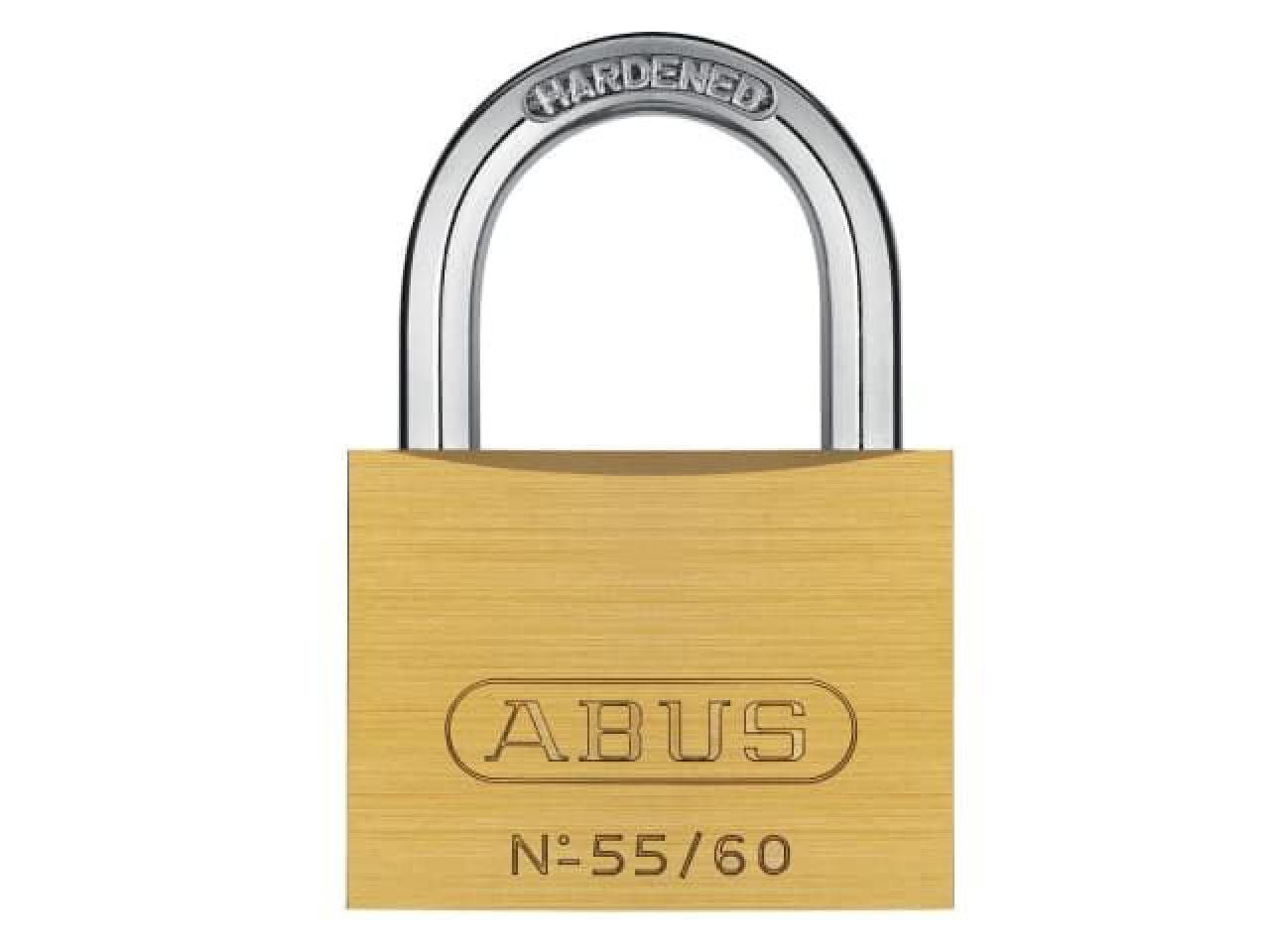 Abus Mechanical 55/60Mm Brass Padlock Keyed Alike 5601 ABUKA02877