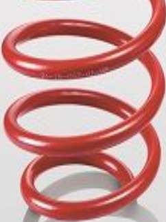 Suspension spring kit with certificate E20-15-004-01-22 EIBACH for AUDI A3