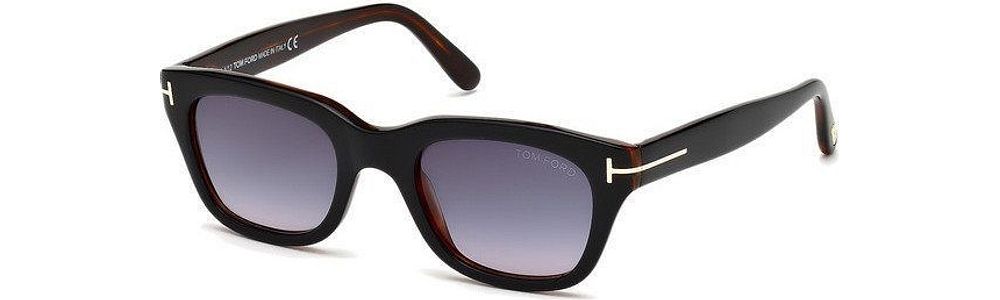 Tom Ford Snowdon TF0237 05B James Bond Spectre Black / Grey Grad Sunglasses 52mm