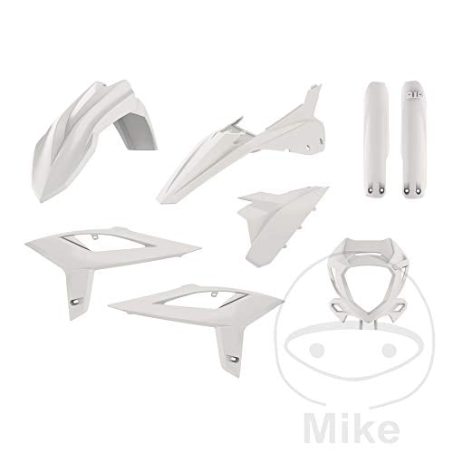 Free Shipping Polisport Plastic Kit Beta RR 2T/4T White For Motorcycle Parts