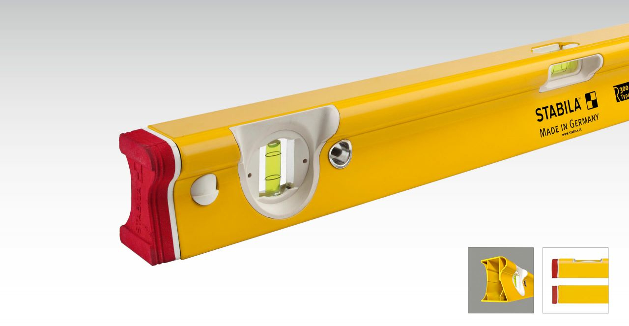 Stabila Type R 300 Extra Wide Double Plumb Spirit Level - Image 5