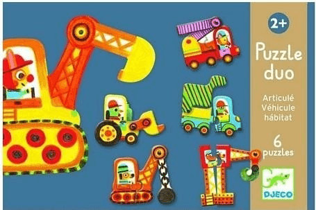 Vehicles Puzzle Duo