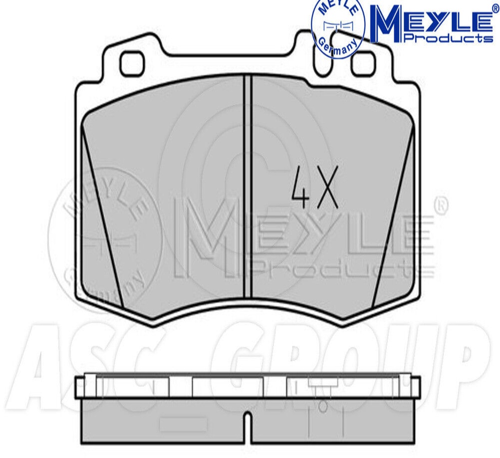 Original MEYLE Brake Pad Set Disc Brake 025 232 7117 For Mercedes-Benz
