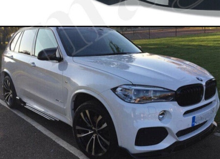 GLOSS BLACK BODYKIT FOR BMW X5 F15 FRONT SPLITTER SPOILER DIFFUSER SKIRT+GRILLE