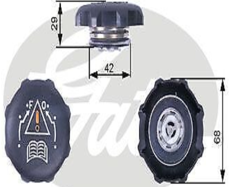 Fits GATES RC239 RC239 EXPANSION TANK CAP ⭐UK Stock⭐ - Image 5