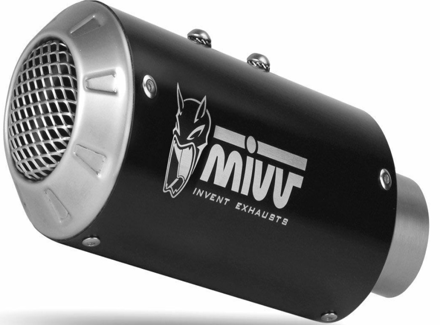 Mivv Approved Exhaust Muffler MK3 Black Steel Black KAWASAKI Z 900 2017 > 2019