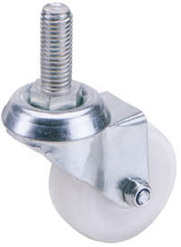 Draper 65500 Swivel Bolt Fixing Nylon Wheel 75mm Diameter SWL 70kg