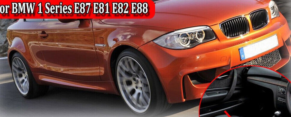 FOR BMW 1 SERIES CUP HOLDER GLOSS BLACK E81 E82 E87 E88 116 116i 118 118i 118d