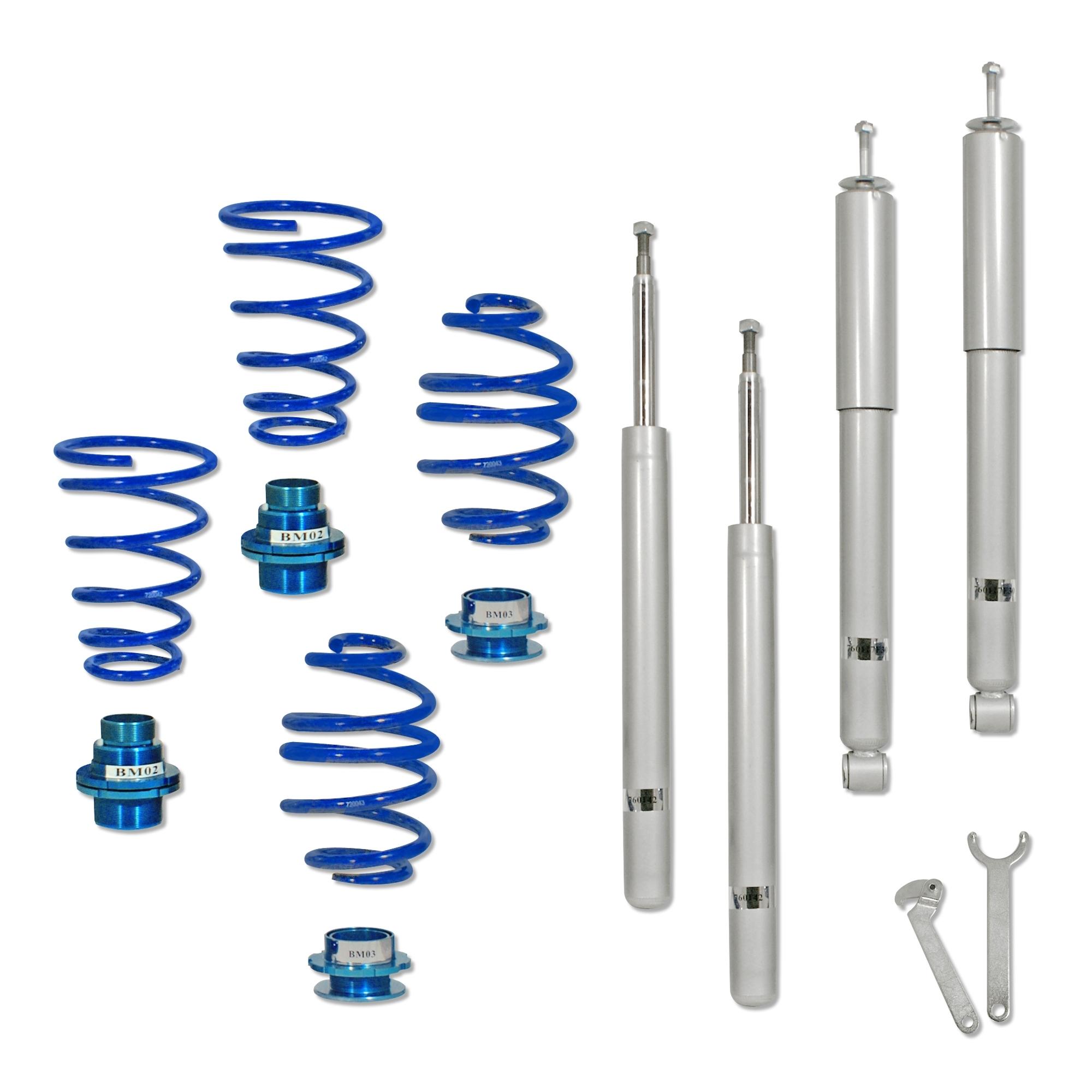 BlueLine Coilover Kit suitable for 3er CabrioE30,316,316i318i,320i,323i,325i,TD