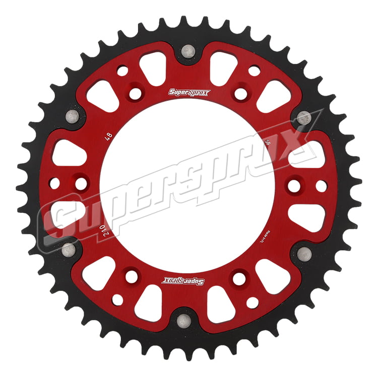 Crown Supersprox Stealth Red 48 D for Moto Spare Parts, Accessories