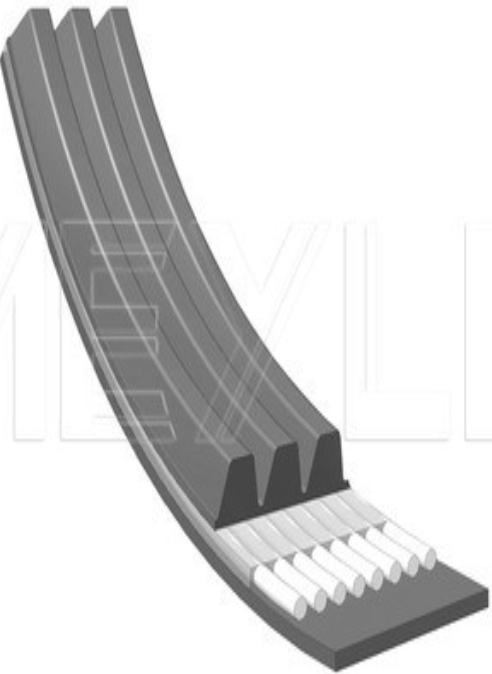 MEYLE 050 003 0670 V-Ribbed Belt for CHEVROLET,FIAT,LANCIA,SUBARU
