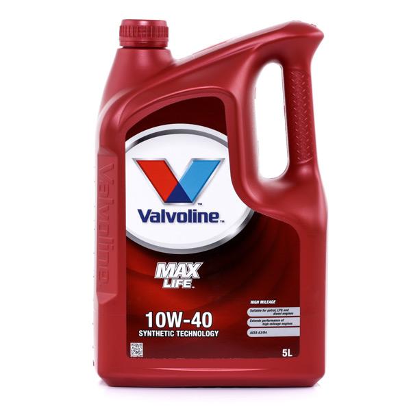 Valvoline MaxLife 10w-40 10W40 Motor Engine Oil Semi Synthetic Blend 5L