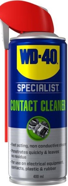 WD-40 Specialist Fast Drying Contact Cleaner Spray  400ml Aerosol