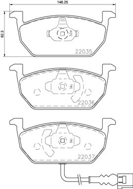✅Fits BREMBO P 85 137X HAM PADS. PRZEDNIE XTRA FRONT Teves AUDI/SEAT ⭐UK Seller⭐ - Image 24