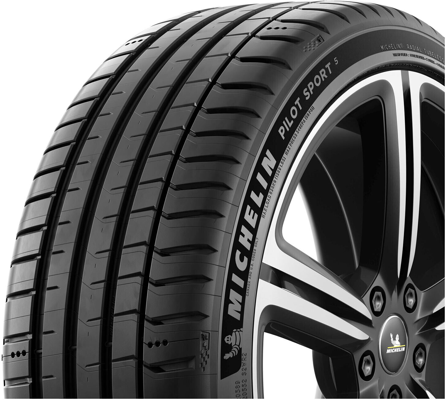 2 x 225/45R17 (94Y) XL Michelin Pilot Sport 5 Tyre, 2254517 - Extra Load (New)