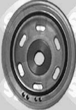 SASIC 2150017 Belt Pulley, crankshaft for CITROËN,FIAT,PEUGEOT