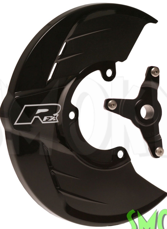 RFX PRO Black Disc Protector Support For Motorcycle Parts Accessories