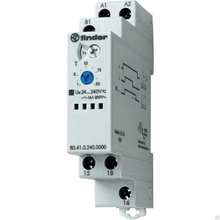 Finder 16A Monofunction Modular Timer SPDT-CO 400VAC