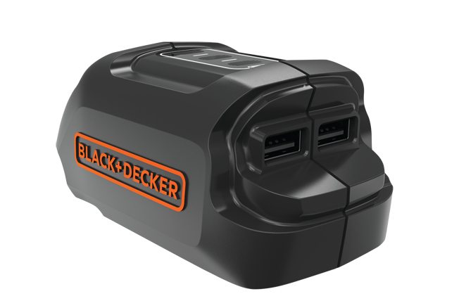 Black & Decker BDCU15AN USB Charger Works With 18 Volt Batteries - Bare Unit