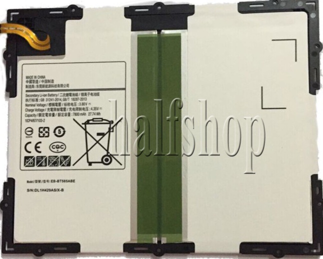 Battery 3.8V Li-Po for Samsung Galaxy Tab SM-T580NZKAXAR / SM-T585