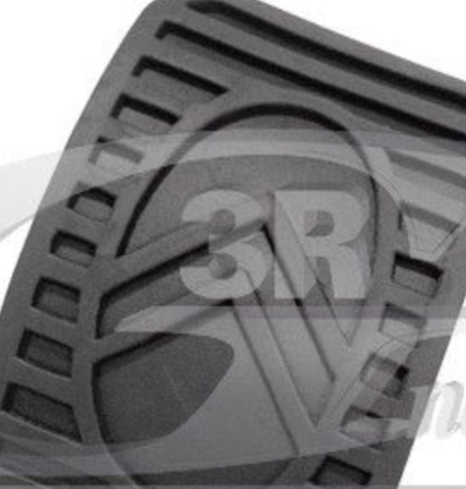 3RG 80205 Pedal Pad, clutch pedal for CITROËN,PEUGEOT