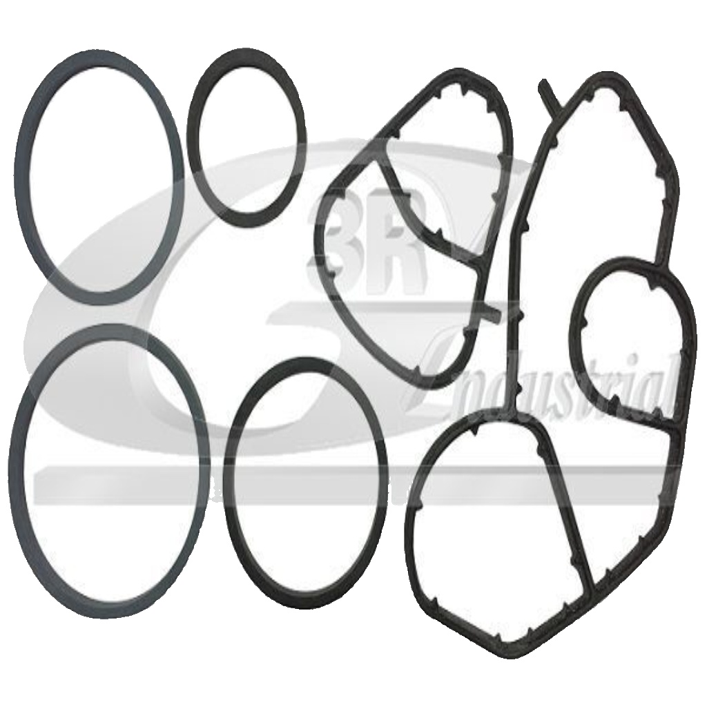 3RG 81273 Gasket Set, oil cooler for CITROËN,MINI,PEUGEOT