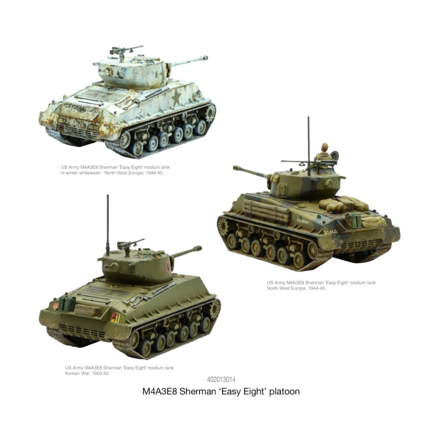 M4A3E8 Sherman Easy Eight platoon