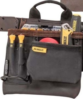 B&Q -  Dwst50112 Professional Leather Tool Apron With Multiple Pockets - Image 5