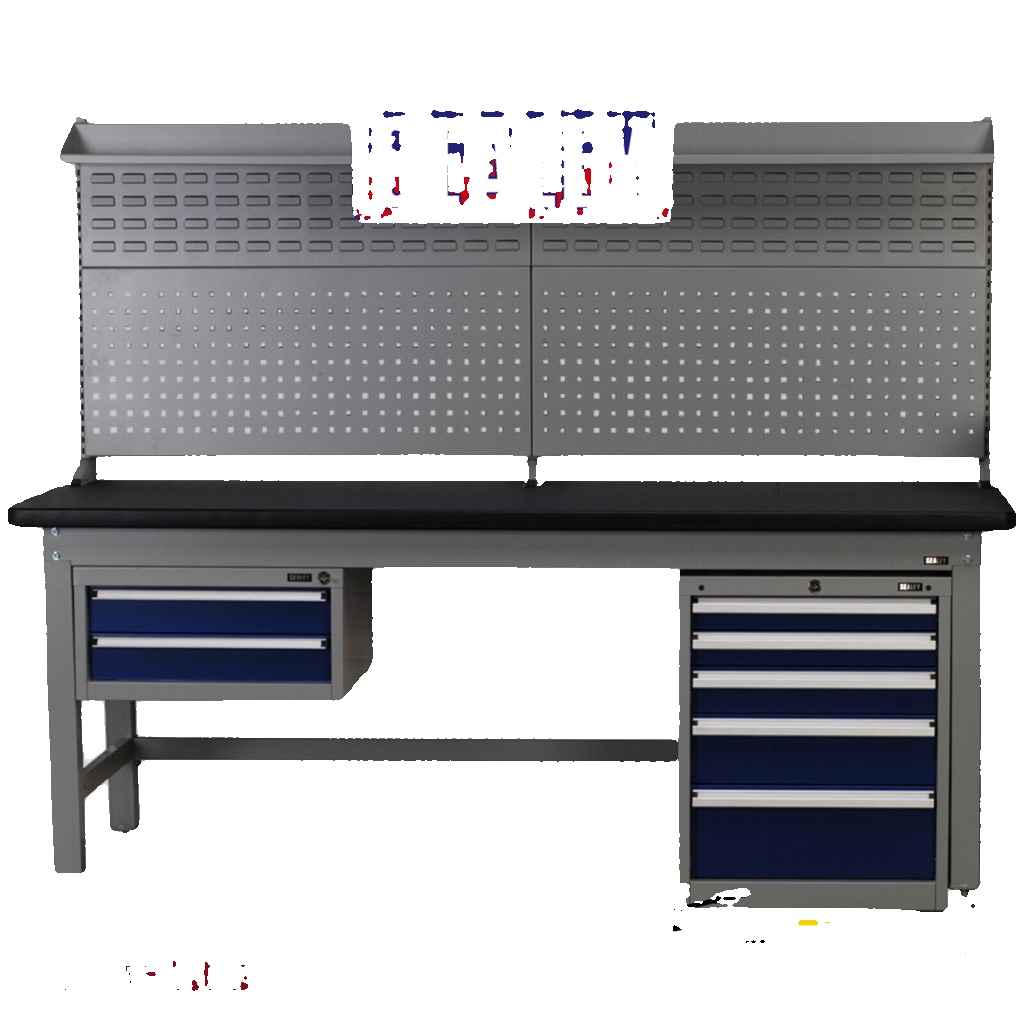 Sealey API2100COMB02 2.1m Complete Industrial Workstation & Cabinet Combo
