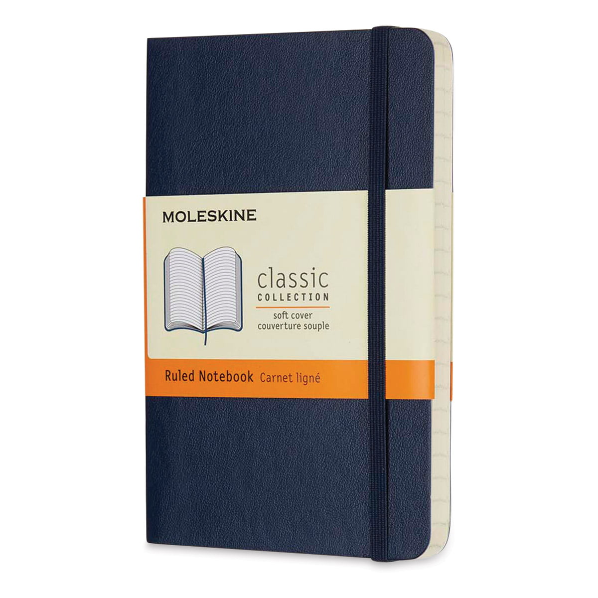 Moleskine Sapphire Blue Pocket Ruled Notebook Soft - Image 3