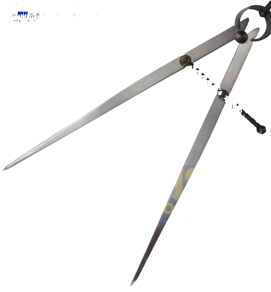 Spring Divider Adjustable Leg Caliper 8Inch 200Mm Carbon Steel Faithfull Faidiv8 5023969216621 - Image 2