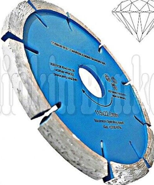 THICK  6MM DIAMOND MORTAR RAKING DISC 4.5"" BLADE POINTING JOINT RAKER HEAVY DUTY