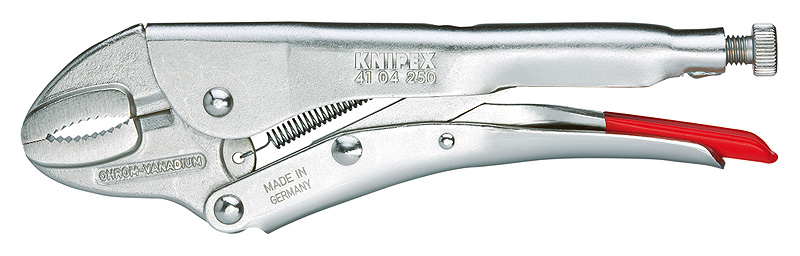 Knipex Mole Grips Self Locking Pliers 250mm 10"" Curved Jaw Vice Grip 41 04 250