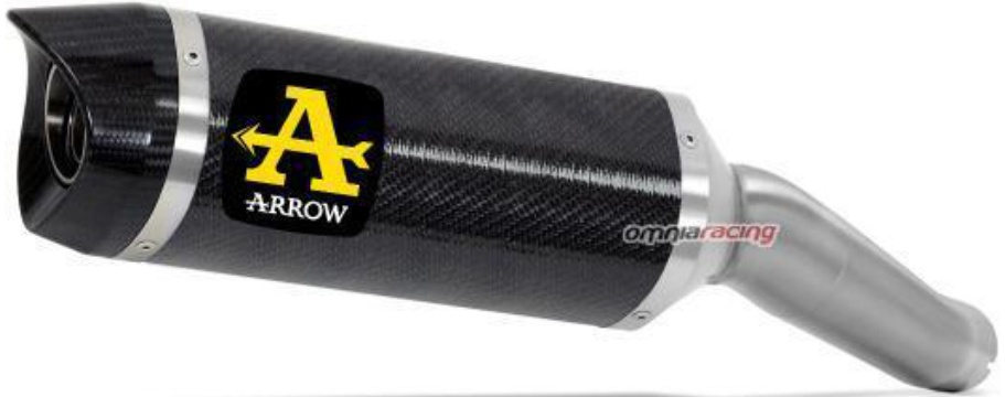 Exhaust Arrow Thunder Carbon Yamaha Mt-03 2018 > 2019