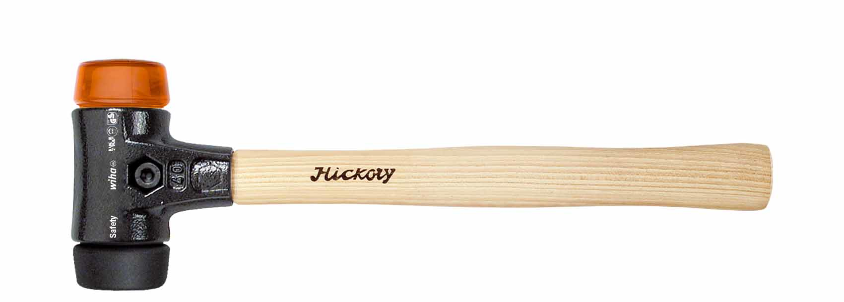 Wiha 832-38 Soft-faced hammer ""Safety"" Medium Soft/Hard 50 mm