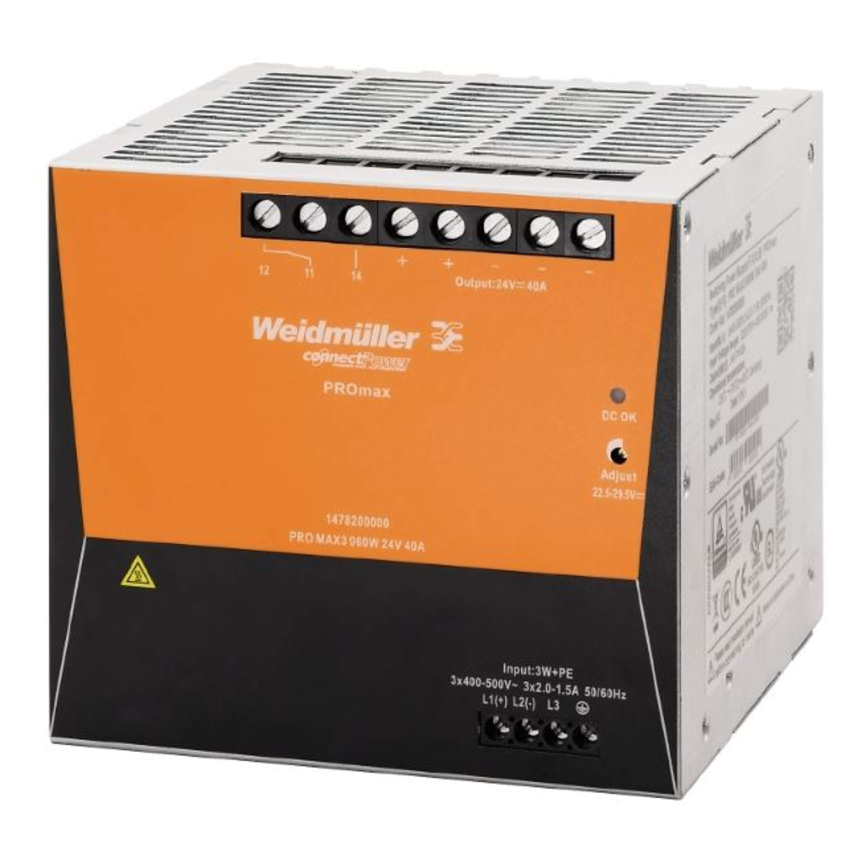 Weidmüller 1478200000 Switching Power Supply Pro Max3