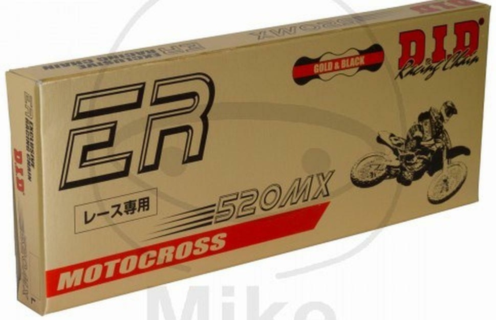 Chain DID 520 MX ( G&b ) X 118 C for Moto Spare Parts Accessories Pieces Refills