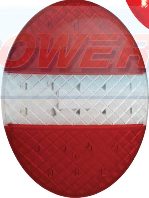 LED AUTOLAMPS 12V/24V ROUND LED SLIM SLIMLINE HAMBURGER REAR TAIL LIGHT LAMP